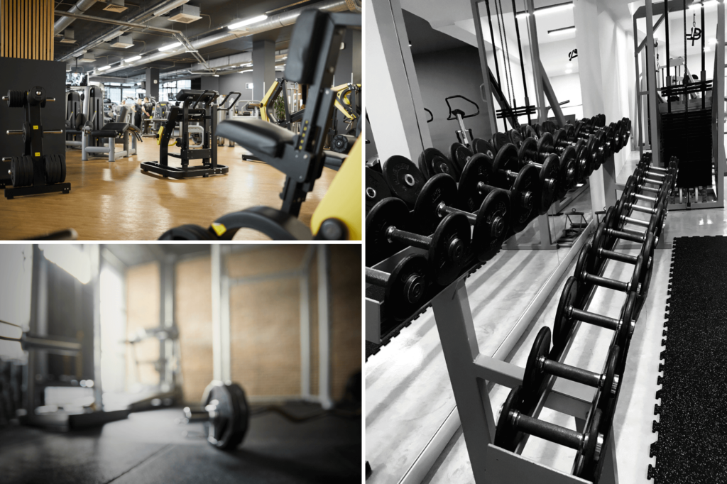 salle de sport désinfectée grâce au dispositif R-Tech UVC